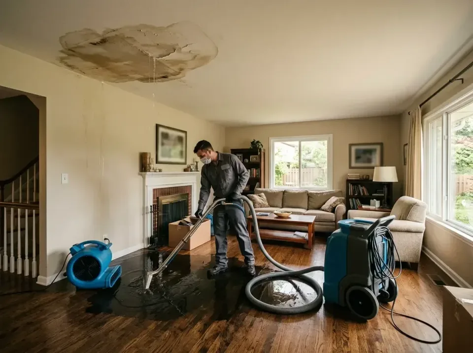 attic-pipe-burst-ceiling-drip-008 — frequently asked questions, Water Damage Restoration & Carpet Care in Hopewell, VA
